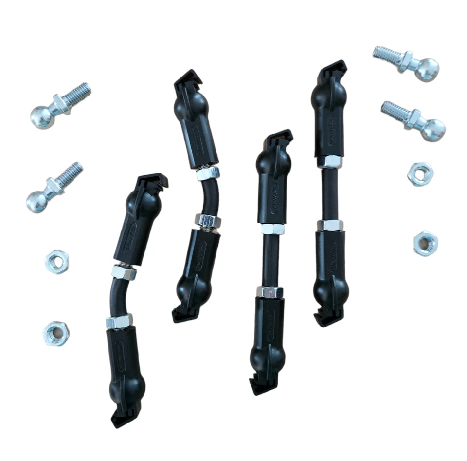 Für Porsche Macan Airmatic Luftfahrwerk Tieferlegung Koppelstangen Black Edition - Bild 1 von 1