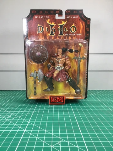 Diablo II Barbarian Epic Action Figure By Blizzard (2000) Cover
