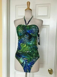 CHAPS one piece bathing suit size 6 SLIMMING FIT - Picture 1 of 8