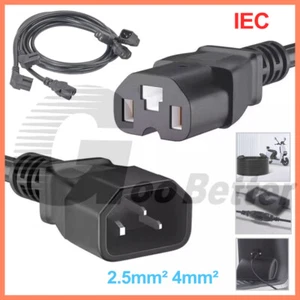 1m Power Extension Cable IEC Male to Female Kettle Lead Adapter Cable 2.5mm²4mm² - Picture 1 of 16