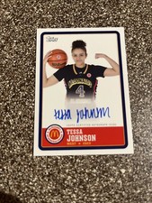 2023 Topps Chrome Mcdonald's All American Tessa Johnson #PA-TJ On Card Auto