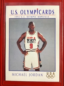 MICHAEL JORDAN 1992 Impel Olympicards 1992 U.S. Olympic Hopefuls #12 Bulls NICE - Picture 1 of 2