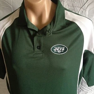 New York Jets NFL Team Apparel Green Polo Golf Shirt -  NWT! - Picture 1 of 6