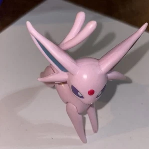 Rare Pokemon Battle Figure ESPEON Wicked Cool Toys 2020 Poseable 3" - Picture 1 of 5