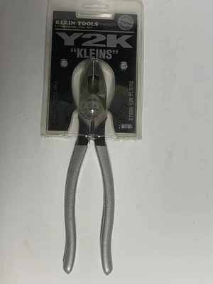 *罕见* - Klein Tools 限量版 Y2K D2000-Y2K 钳子 Lineman 侧刀-全新 — 第 1/4 张图片