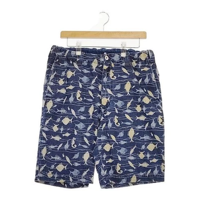 Pantalones cortos 45R/45rpm Rye Denim 908 estampado de peces tropicales en azul marino índigo 5-0709S∞ Foto 1 de 4