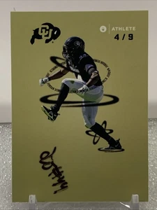 2023 ONIT - NINE SERIES on card AUTO - Jordan Domineck 4/9 - Colorado Buffaloes - Picture 1 of 2