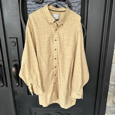 Cutter And Buck 3XL Big & Tall Button Down Shirt Stripe Long Sleeve Collared - Image 1 of 4