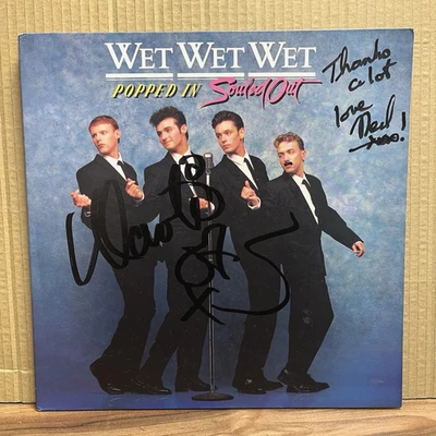 Wet Wet Wet Popped In Souled Out SIGNED AUTOGRAPHED by band UK LP 1987 + Photo - Image 1 of 4