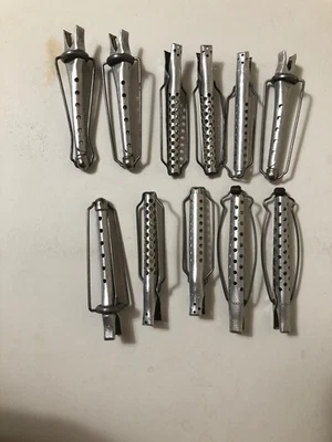 Lote de 11 rolos de cabelo de metal com marca Goody e feitos nos EUA - Imagem 1 de 2