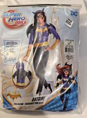 Rubies DC Super Hero Girls Batgirl Halloween Costume Child Size Large 12-14 - Image 1 of 3