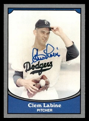 1990 Pacific Legends Baseball #89 Clem Labine Signed Autograph (no COA) - Image 1 of 2