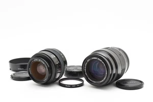 [Near MINT] Minolta AF Zoom 35-70mm f/3.5~4.5 ＋ Sigma 70-210mm f/4-5.6 Lens for - Picture 1 of 12
