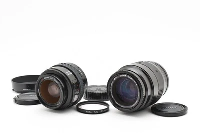 [Near MINT] Minolta AF Zoom 35-70mm f/3.5~4.5 ＋ Sigma 70-210mm f/4-5.6 Lens for - Image 1 of 4