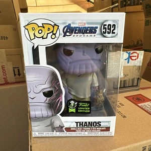 Funko Pop ECCC 2020 Official Con Sticker Thanos W/ Removable Arm Read - Picture 1 of 10