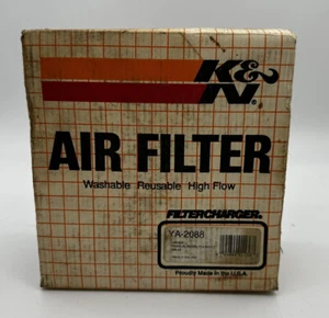 K&N High-Flow OEM Air Filter Fits Yamaha OEM# YA-2088/freeshipping/new old stock - Picture 1 of 7