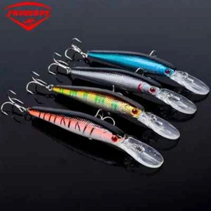 PRO BEROS Classic Fake bait Fishing lure Culter road sub lures Mino bionic gear - Picture 1 of 11