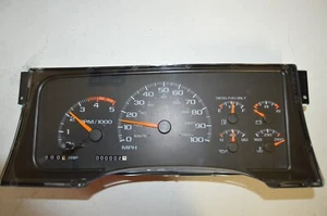 95-99 Chevy 1500 2500 Stick Shift DIESEL Speedometer Instrument Cluster 16205475 - Foto 1 di 8