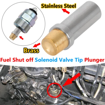 Émbolo de punta de válvula solenoide de cierre de combustible de bomba para camioneta Dodge W350 W250 D350 D250 Foto 1 de 4