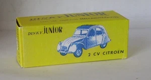 Caja Repro Dinky Junior 105 Citroen 2 CV - Imagen 1 de 1