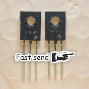 10 pares (20 piezas) de transistores 2SB649A + 2SD669A B649A + D669A - Imagen 1 de 1