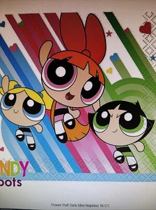 Powerpuff Mädchen Dessert Getränk Geburtstag Party Servietten 16 Stück 10 Zoll X 10 Zoll - Bild 1 von 3