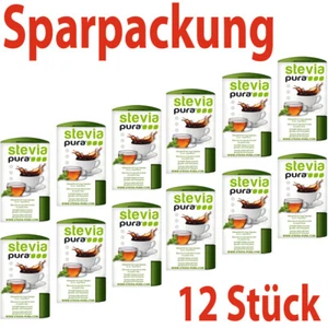 12x300 Premium Stevia Tabs Süßstofftabletten - zuckerfrei - im Spender - Bild 1 von 8