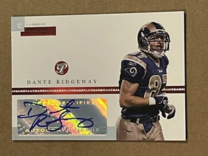 2005 TOPPS PRISTINE PERSONAL ENDORSEMENTS  DANTE RIDGEWAY RAMS #PEC-DR 0482/1500 - Picture 1 of 2