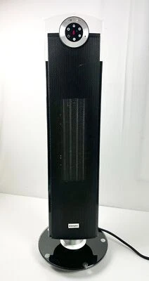 Dimplex DXSTG25 Elektro Keramik Turmheizung Freistehender Ventilator Oszillation Schwarz - Bild 1 von 4