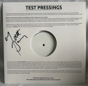 SIGNED & IN HAND!! Matt Berry Heard Noises TEST PRESSING Vinyl /70 •Brand New• - Picture 1 of 5