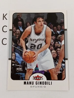 Fleer NBA #174 2006-07 Manu Ginóbili San Antonio Spurs Foto 1 de 2