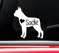 custom dog car decals