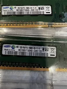 Samsung 2GB 1333MHz 1Rx8 PC3-10600U RAM Memory M378B5773DH0-CH9 - Picture 1 of 2