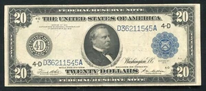 FR. 979a 1914 $20 FRN FEDERAL RESERVE NOTE CLEVELAND, OH VERY FINE+ (B) - Picture 1 of 2