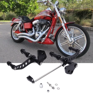 Forward Controls Foot Pegs Kit For Harley Dyna Super Glide Low Rider Wide - Picture 1 of 12