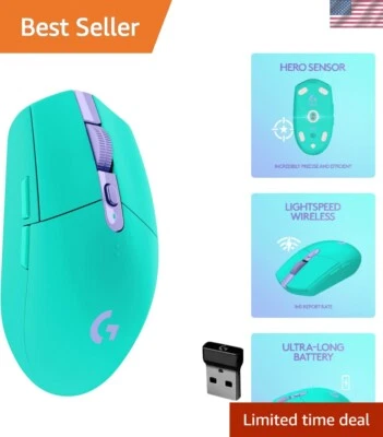 305 LIGHTSPEED Wireless Gaming Mouse, Hero 12K Sensor, 12,000 DPI, Lightweigh... - Image 1 of 4