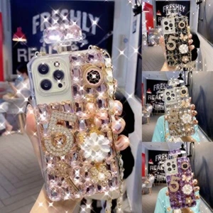 Bling Butterfly Diamond Perfume Bottle Case For iPhone 15 Pro Max 14 13 12 11 XR - Picture 1 of 15