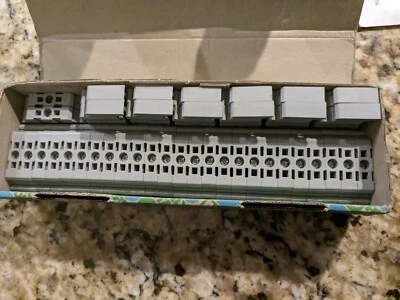 PHOENIX CONTACT E/NS35N SOPORTE FINAL TOPE ANCLAJE TAPA ABRAZADERA TERMINAL(S) NUEVO 1-39 EA Foto 1 de 3