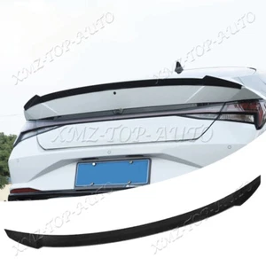 For 2021-25 Hyundai Elantra ABS Carbon Blade style Rear Tail Trunk Spoiler Wing - Picture 1 of 5