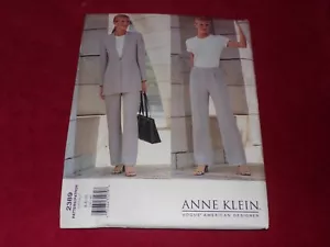 🌸 VOGUE AMERICAN DESIGNER #2389 - ANNE KLEIN - LADIES SUIT PATTERN 6-10 FF - Picture 1 of 2