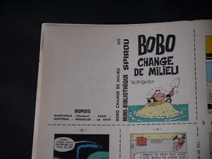 JOURNAL DE SPIROU N°1449 COUV DELIEGE + MINI RÉCIT N°305 BOBO CHANGE DE MILIEU - Picture 1 of 2