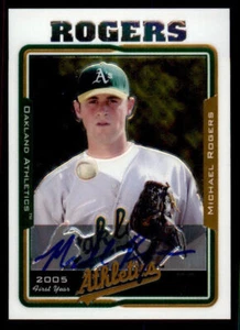 2005 Topps Chrome #246 Michael Rogers Rookie Auto (ref 6705) - Picture 1 of 2