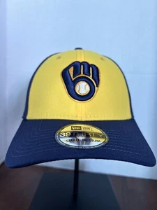 Milwaukee Brewers MLB Baseball New Era 39Thirty Hat Cap Small Medium - Picture 1 of 5