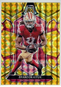 2024 Panini Mosaic - Brandon Aiyuk #193 Reactive Yellow Mosaic Prizm - Bild 1 von 2