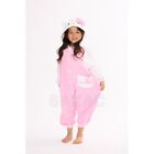 KIGURUMI SAZAC aus JAPAN Cosplay Schlafanzug onesie Kostüm HELLO KITTY Kind 3-5J