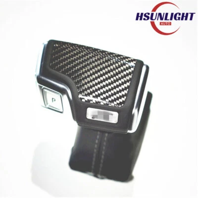 1PC Carbon Fiber Gear Shift Knob Cover for Audi 2019-2022 A6 C8 S6 A7 2021-22 Q8 - Image 1 of 4