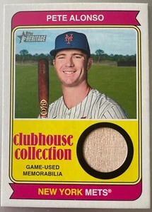 2023 Topps Heritage - Clubhouse Collection Relics #CCR-PA Pete Alonso (MEM) Mets - Picture 1 of 1