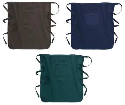 Grembiule corto con una tasca per cucina ristorante pub bar personalizzabile - Immagine 1 di 4