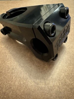 VERY RARE DISCONTINUED Total BMX Front Load BMX Team Stem - Black - Image 1 of 4