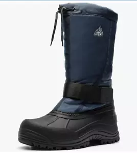 NORTIV 8 Men's Waterproof Hiking Winter Snow Boots Insulated Fur Liner - Picture 1 of 6